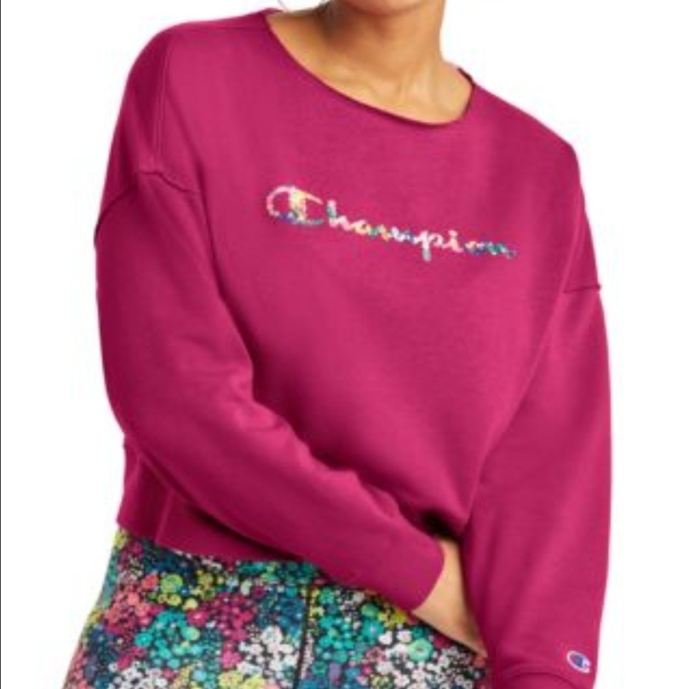 Champion Women's Pink Sweatshirt